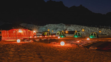 Mleiha Overnight Camping -  Panoramic Lounge