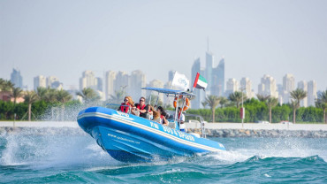 Speed Boat at Dubai Marina by Splash Tours