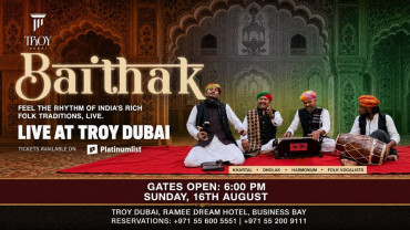 Baithak Live at Troy in Dubai