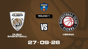 Dubai Basketball vs BC Vienna in Dubai
