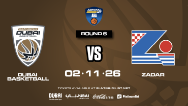 Dubai Basketball vs Zadar in Dubai