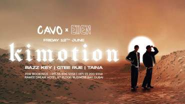 Eden presents Kimotion live at Cavo in Dubai