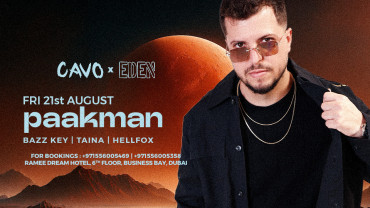 Eden presents PAAKMAN live at Cavo in Dubai