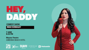 Imah Dumagay at Meyana Theatre, Jumeirah Beach Hotel, Dubai