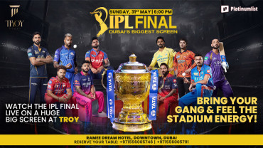 IPL Final Match at Troy in Dubai