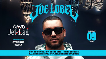 Joe Lobel live in Dubai at Cavo