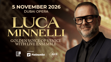 Luca Minnelli Concert at Dubai Opera