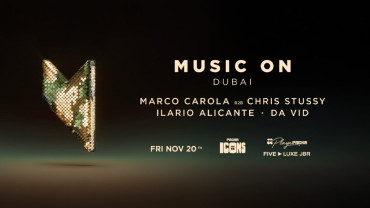 Marco Carola presents Music On | Pacha Icons in Dubai