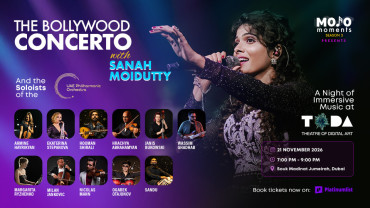 Mojo Moments presents Bollywood Concerto with Sanah Moidutty and the soloists of the UAE Philharmonic Orchestra in Dubai