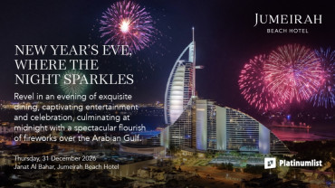 New Year's Eve Gala Dinner at Jumeirah Beach Hotel