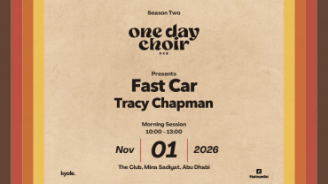 One Day Choir DXB presents 'Fast Car' in Abu Dhabi