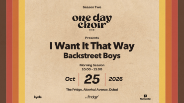 One Day Choir DXB presents 'I Want It That Way' - Morning Session in Dubai