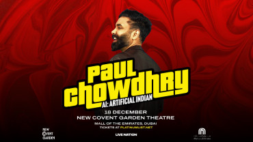 Paul Chowdhry at New Covent Garden Theatre in Dubai