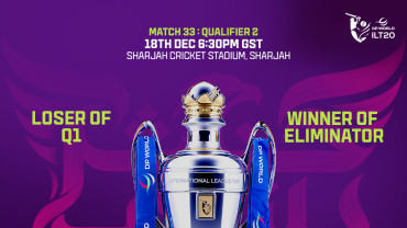 Qualifier 2: Loser of Q1 vs Winner of Eliminator in Sharjah