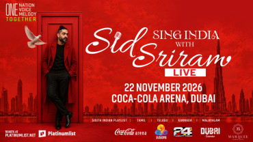 Sid Sriram - Sing India in Dubai