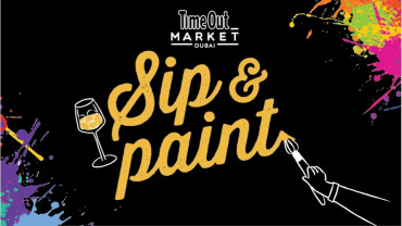 Sip & Paint at Time Out Market in Dubai