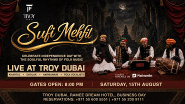 Sufi Mehfil at Troy in Dubai
