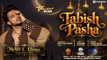 Tabish Pasha Mehfil E Ehsaas at Troy in Dubai