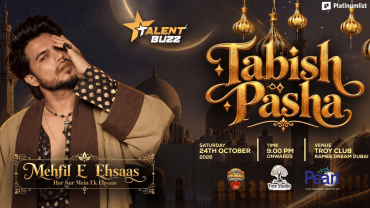 Tabish Pasha Mehfil E Ehsaas at Troy in Dubai