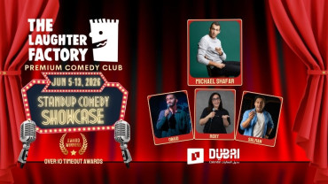 The Laughter Factory Brings the Ultimate Stress Relief to the UAE This June with Michael Shafar Leading a Huge International Comedy Line-Up