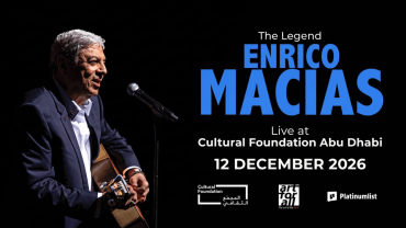 The Legend Enrico Macias Live at Cultural Foundation in Abu Dhabi