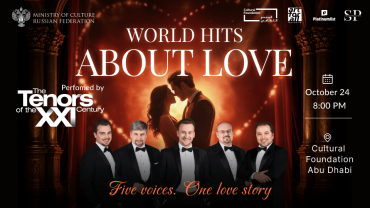 World Hits About Love performed by The Tenors of the XXI Century at Cultural Foundation Abu Dhabi